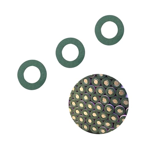 Image of 500pcs Green Color 18650 Li Battery Insulator Ring Hollow Self Adhesive Paper Lithium Pack Cell Glue Electrode Insulated Paper