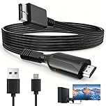 Ignara PS1/PS2 to HDMI Adapter Cable PS2 to HDMI Converter Cord Supports 1080P/720P Output HD Video Audio Multimedia Interface Link Connector for PS1/PS2 Game Consoles Modern HDTV Monitor Projector