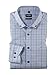 Produktbild OLYMP Herren Oberhemd Langarm Luxor,Karo,Luxor modern fit,04 Button-Down-Kragen,bleu 11,42