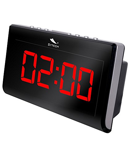 Sytech SY1035 Radio-réveil numérique Noir