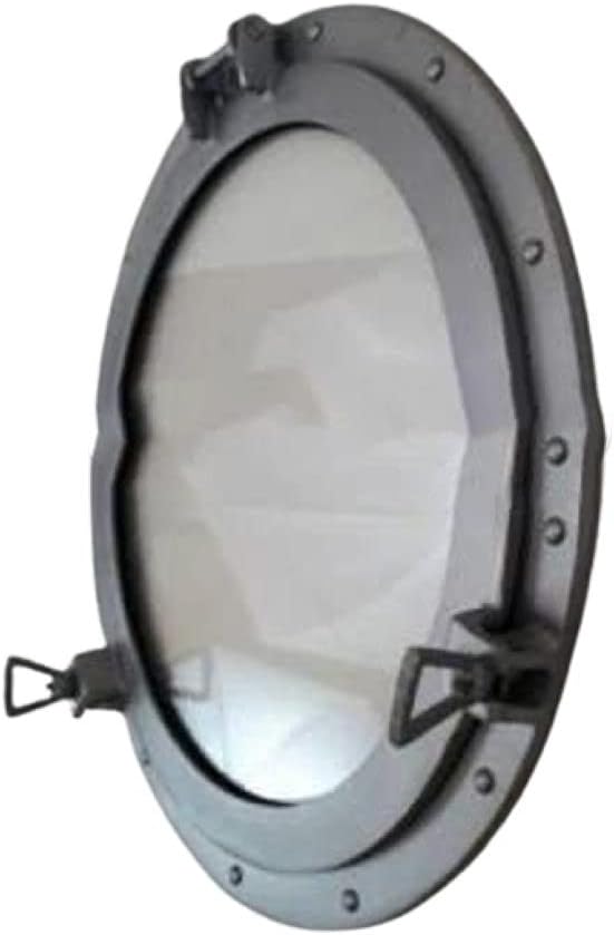 NauticalMart Porthole Glass Brush Finished 20"