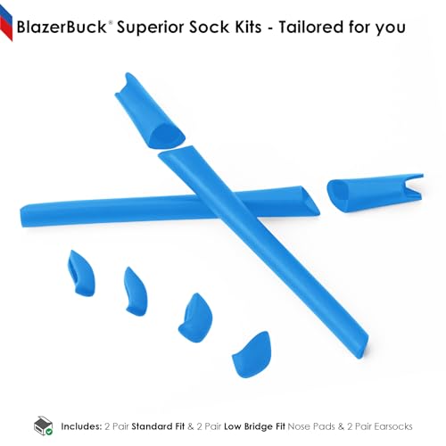 Image of BLAZERBUCK Replacement Sock Kits Earsocks & Nosepieces for Oakley Half Jacket XLJ Sunglass