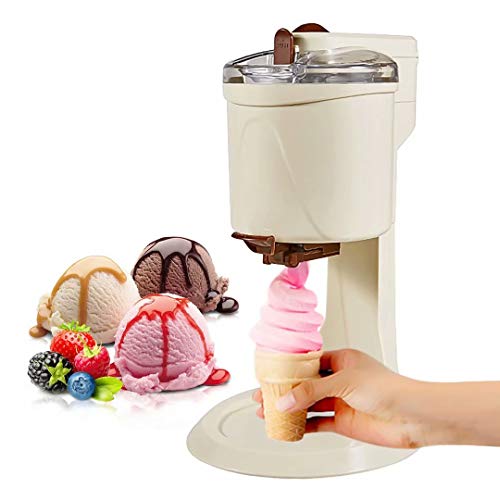 Máquina para hacer helados Máquina de yogur helado con sorbete de helado suave para servir, fácil de operar, material de grado alimenticio