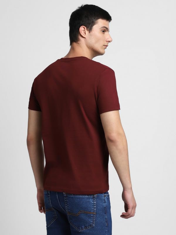 Image of Dennis Lingo Men's Cotton Graphic Print Crew Neck Regular Fit T-Shirts