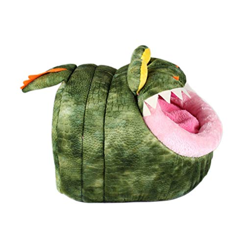 UKCOCO Kleine Dieren Slaap Tent Huis, Afneembare en Wasbare Bank Kussen Bed, Warm Grot Bed voor Hamster Guinea-varkens… - Image 4