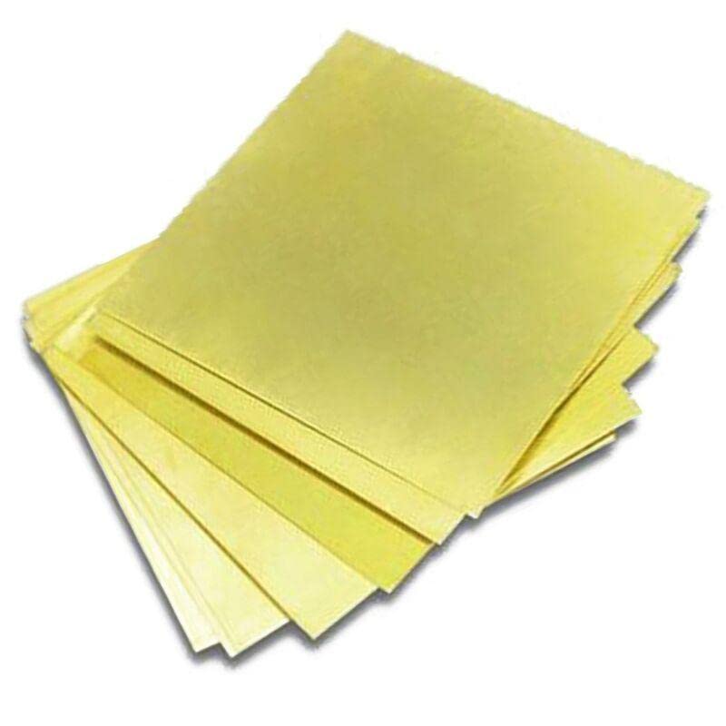 1Pc Brass Plate Frame Model Mould DIY Contruction Brass PadBrass Sheet Thickness 0.5/0.8/1/1.5/2/3 (Size : 0.5X100X100MM)