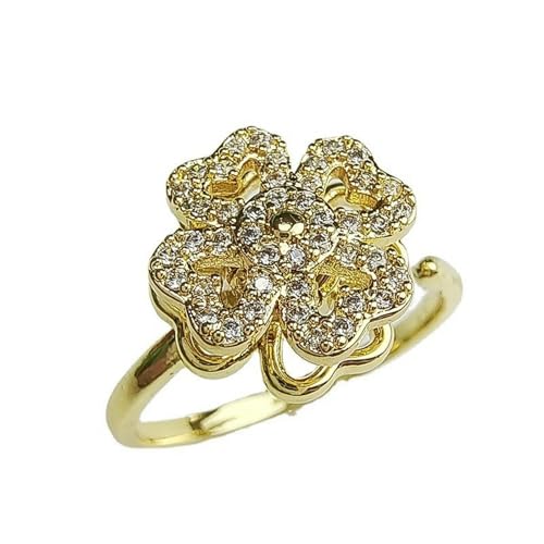 GWSGSFAS Anello in Argento 925 Che Non sbiadisce Anello Aperto retrò in Argento Tailandese Niche Anello da mignolo da Donna in Argento sterling-R026-regolabile