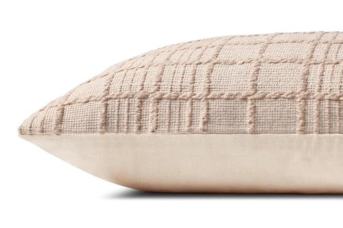 Image of Loloi Magnolia Home Liv Beige 13'' x 35'' Cover w /Poly Pillow