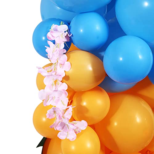 Winrayk 130Pcs Tropical Luau Balloons Garland Arch Kit Hawaiian Party Decoration With Flower Jungle Palm Leaves For Hawaii Moana Theme Birthday Party Supplies Baby Shower Summer Yard Party Decorations #TOP7