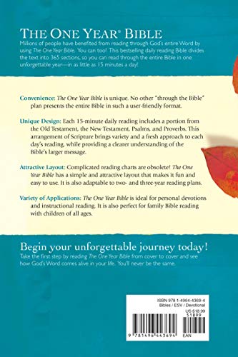 The One Year Bible ESV (Softcover)