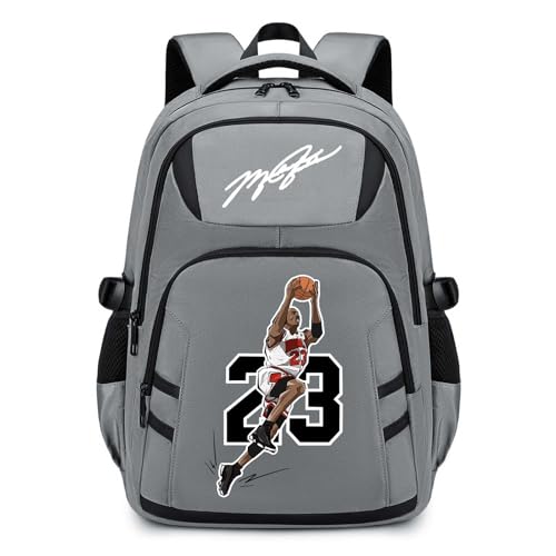 buluuoor Basketball Star 23 Athletes Laptop Backpack Student Backpack Men Women Ultra Light Travel Bag (Blue1)