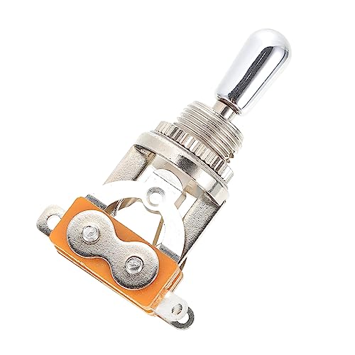 LIGIGWASH ウェイメタルギターピックアップセレクター トグルスイッチ 耐久性コンパクト エレキギター用可能な選択切替え器