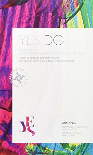 YES DG (double glide) organic water and plant-oil based personal lubricants, 80ml & 100ml - Thumbnail 5