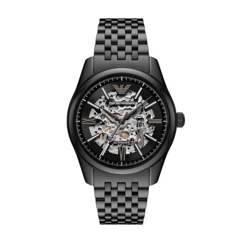 Emporio Armani Montre analogique Automatique pour Homme avec Bracelet en Acier Inoxydable AR60093