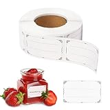 【Facile à utiliser】 Les étiquettes Etiquette Confiture adhèrent parfaitement à la plupart des surfaces et se décollent facilement sans laisser de traces.