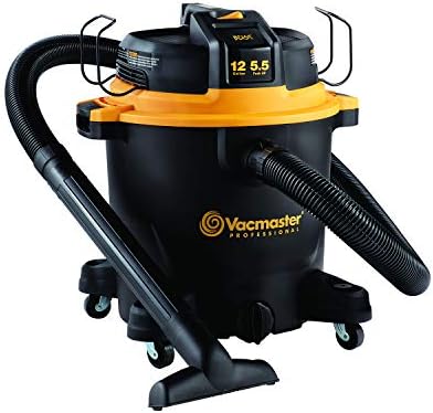 Vacmaster Professional - Professional Wet/Dry Vac, 12 Gallon, Beast Series, 5.5 HP 2-1/2" Hose (VJH1211PF0201) , Black