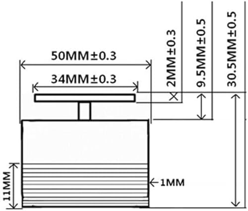 image for Walfront Resonance Speaker,1Pcs 50MM 2Inch All Frequency Resonance Spe
