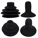 4 Pcs Wheelchair Joystick Button Cap Joystick Controller Knob and Gaiter Black Wheelchair Accessories Joysticks Button Cover Power Chair Parts for Electric Mobility Scooter Electric Drive