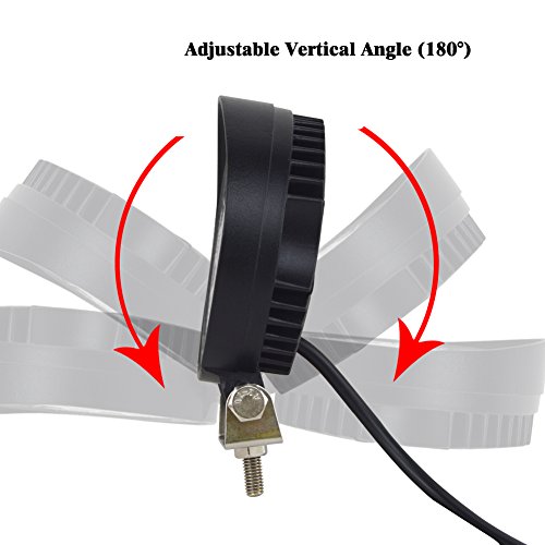 Willpower 10 Pcs 4 Inch 27W Spot Led Work Road Light Bar Fog Driving Waterproof For Truck Car Atv Suv Ute Tanks Marine Bus Atv Truck 4Wd 4X4 12V 24V 2700 Lumen #TOP5