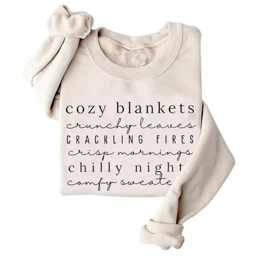 Fall Cozy Sweatshirt Cozy Season Sweatshirt Crewneck Oversized Fall Sweatshirts