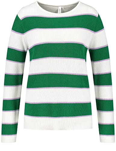 Gerry Weber Damen Pullover mit Blockstreifen Langarm gestreift...