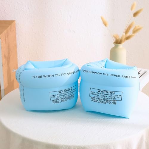 Alvivi 4 Pack Brazaletes Inflables para Natación miniatura 4
