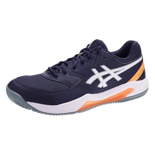 Asics Gel-Dedicate 8 Padel Homme Bleu Nuit ASICS 1041A414-404 Gel-Dedicate 8 Padel Homme Midnight/White EU 40.5