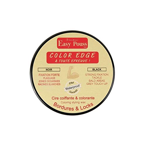 EASY POUSSColour Edge - Colour Styling Wax - Dark Brown 100ml