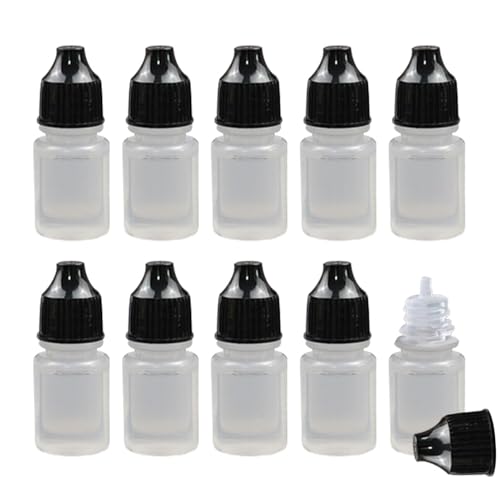 Huile pour tondeuse à cheveux - Lubrifiant portable lot 10 flacons - Huile de graissage pour rasoirs électriques - pour Usage par Coiffeur à Domicile, Salon,