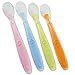 Cucchiaio di Apprendimento Cucchiaio in Silicone per Svezzamento Cucchiai Bambino di Mesi Ergonomia Silicone Posate per Bambini Perfetto per Bambini Neonati che Addestrano Alimenti per Svezzamento