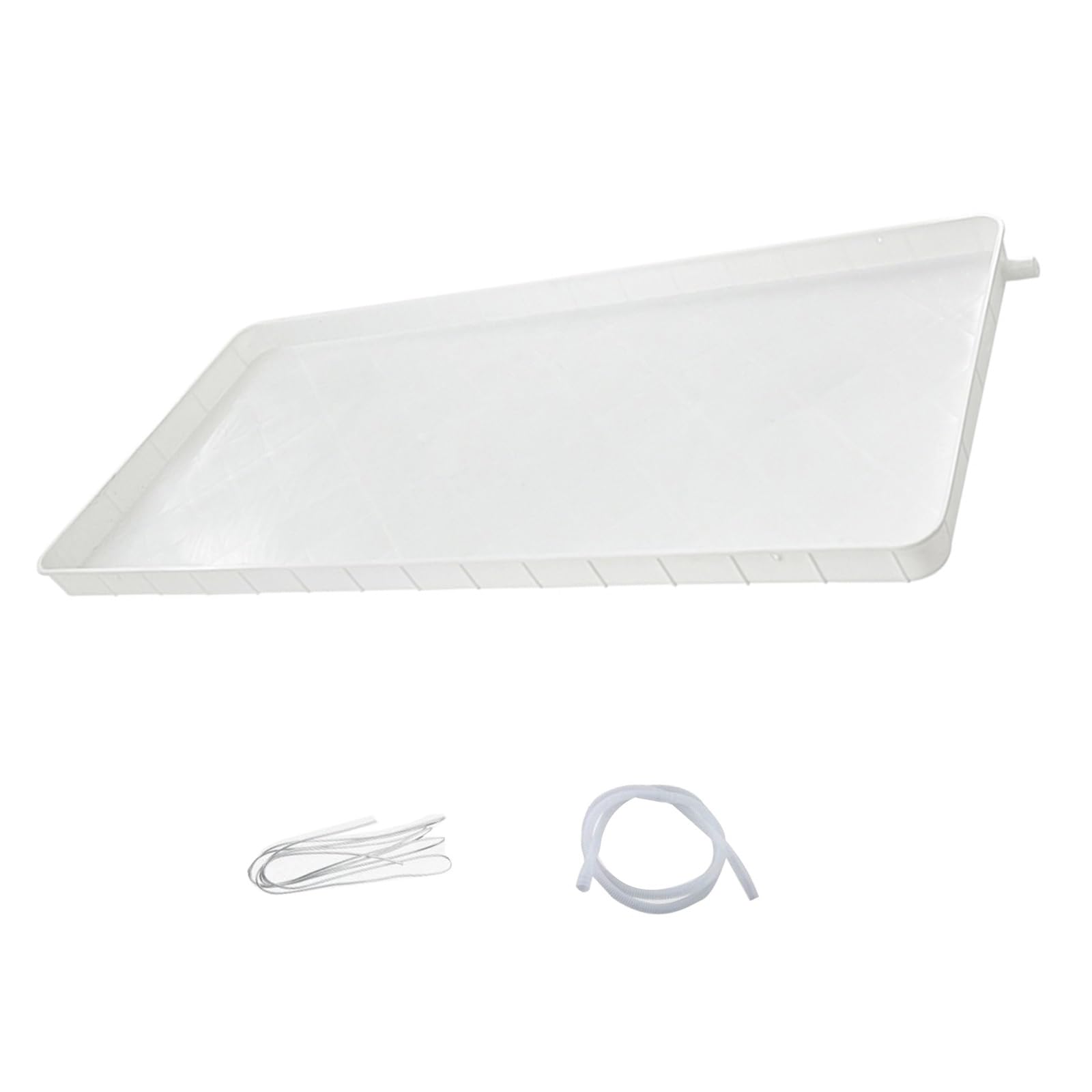 Portable Ac Drain Pan Drip Pan with Thickened Drain Pipe Easy Installation Universal Air Conditioner Drain Kit Medium