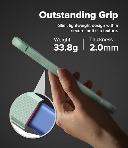 Image of Ringke Onyx for Google Pixel 10a Case [Feels Good in The Hand] Oil & Dirt Resistant, Enhanced Camera Lens Protection, Comfortable Grip, Non-Slip, Lightweight Cover - Mint
