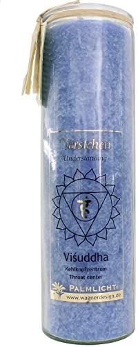 Palm Light 4041678000820 Visuddah Chakra Candle, Light Blue