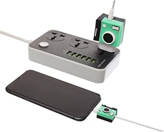 واقي شاحن وكابل 2 في 1 مصنوع من السليكون بتصميم عصري رائع وقوي، متوافق مع جميع الشواحن من جي-باور، مجموعة من قطعتين - متعدد الألوان