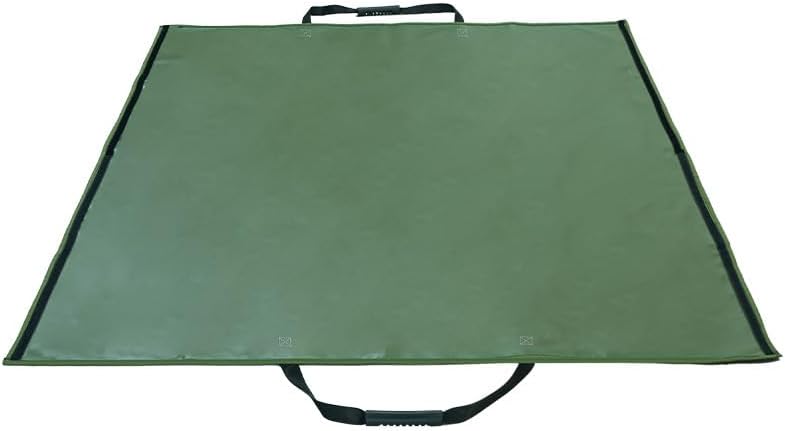 General Heavy-Duty Lawn Leaf Bag with Handles, 57x47in Reusable Oxford Cloth Yard Waste Bag, Foldable Gardening Cleanup Tote for Fall Leaves, Grass Clippings, and Debris