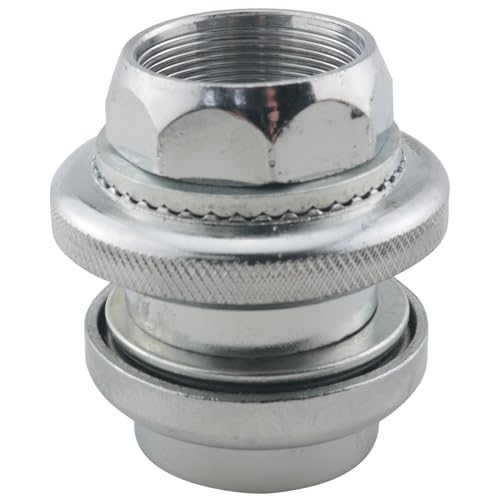 SJZBIN 1 Set 8PCS Bicycle Fork Crown Set Ball Bearing Set Head Tube and Fork Stem Connector 0.87in x 1.18in x 1.04in Chrome Plated 25.4mm