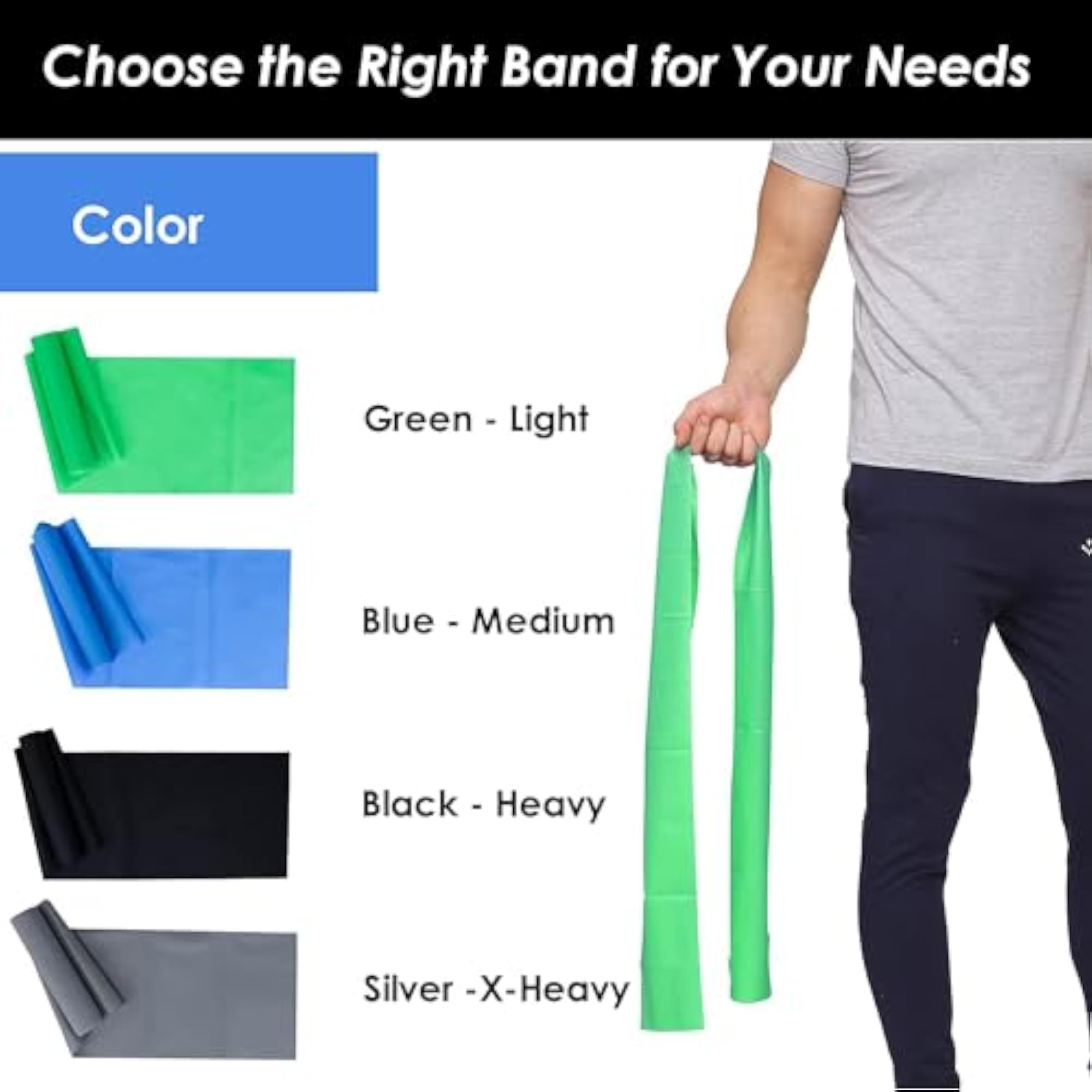 Acupressure Resistance Loop Bands, Elastic Exercise Bands