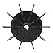 5 PCS Direction Connection Fan Blade 13mm 10-Blade Impeller with Engineering Plastic Material for Air Compressor Motor Fan Accessory