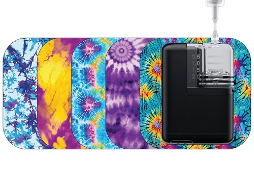 Glucomart Grip Sleeve for Mobi (5 Count) – Pair with Glucomart Mobi Stickers, Waterproof & Hypoallergenic (Tie Dye Variety Pack) (Mobi Sleeve)