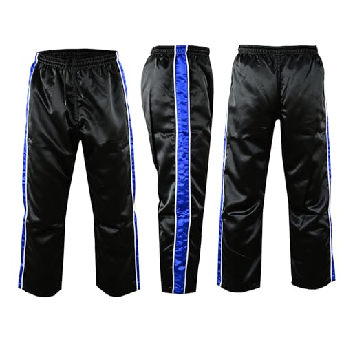 Pantalon kickboxing full contact rayé pour briller au club de boxe