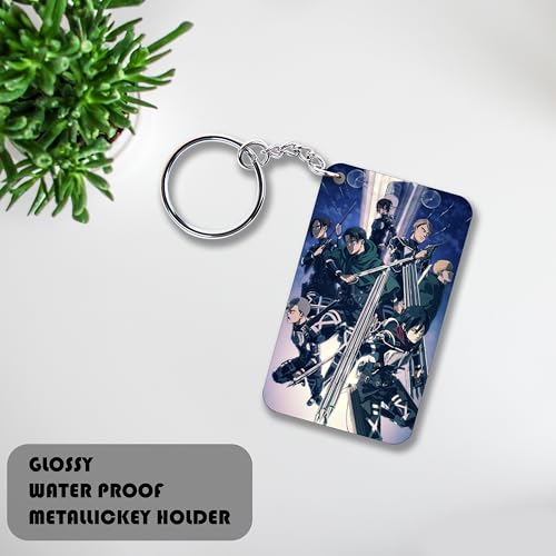 Image of Premium AOT Key chains for Anime Fans, for Gifting, Bike, Scooty, Car Key Chain