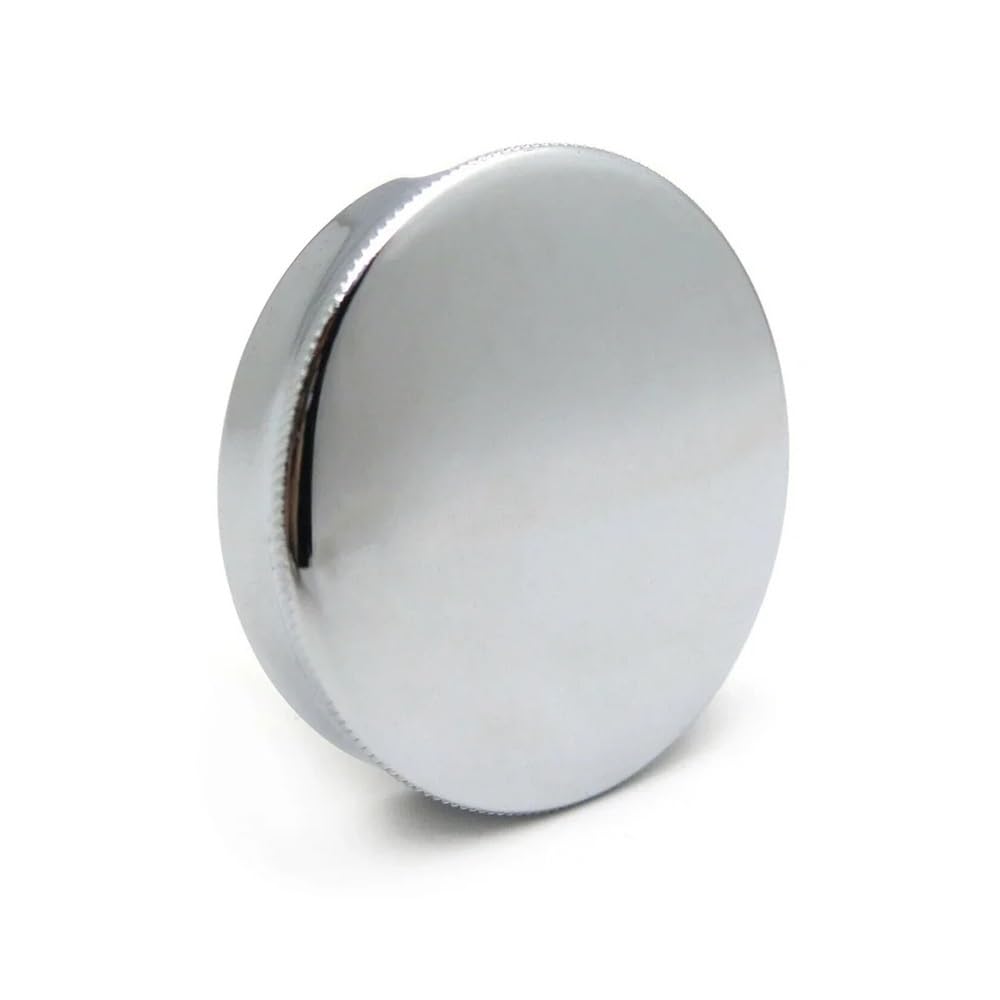 Tapón de Combustible para Motocicleta de 2 1/2" con Forma abovedada, Tapa de depósito de Combustible de 2-1/2", BSA para Triumph Norton AJS Motorcycle Parts, Cromado.