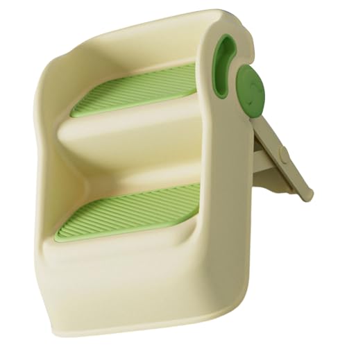 Vdaxvme Kinder Tritthocker Faltbar Creme Grün