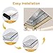 Attic Stairway Insulation Cover - Premium Energy Saving Attic Stairs Door Ladder Insulator Pull Down Tent with Zipper 25 in x 54 in x 11In (Attic Cover + Installation Tool)