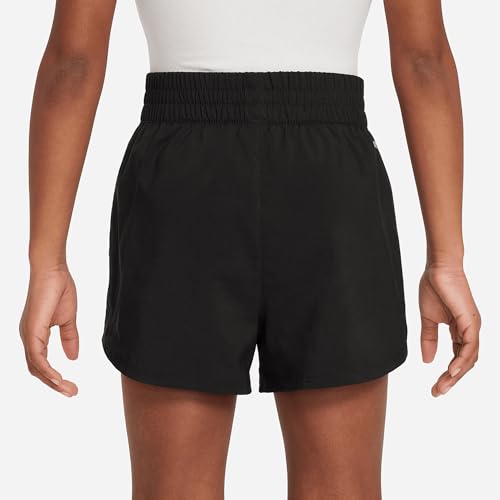 Nike Dri-FIT One Little Kids' Woven Shorts (Black, 36L792-023)3