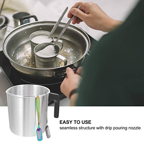 Pote de derretimento de cera para fazer velas com caldeira dupla Exceart e pote de derretimento de c