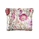 Largement utilisé : la pochette de rangement pour pièces de monnaie peut également servir de trousse de maquillage compacte, de boîte à bijoux, de trousse de toilette, etc. ce qui en fait un excellent choix pour les sorties quotidiennes, les voyages, la randonnée, le camping, le shopping, et plus encore