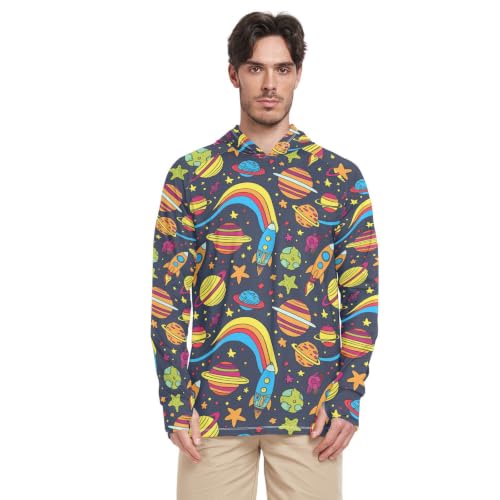 Sweat à capuche UPF 50+ homme protection UV style graffiti