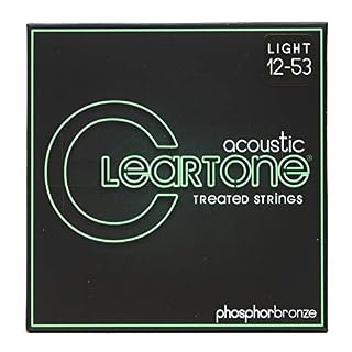 Cleartone CL7412 Jeu de Cordes pour Acoustique Vert - Les Beatles, Paul McCartney, John Lennon, RIngo Starr, George Harrison