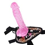 Female Double Pleasure 7.87inch Silicone Toys Realistic Flexible for Women Men, Suction Cup Handfree Couples Adjustable Waist Pants for Women to Wear,Small Beginner Size LFMN7UC (Pink)